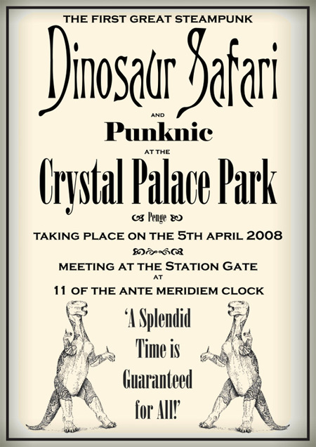 Dinosaur Safari in the Crystal Palace Park