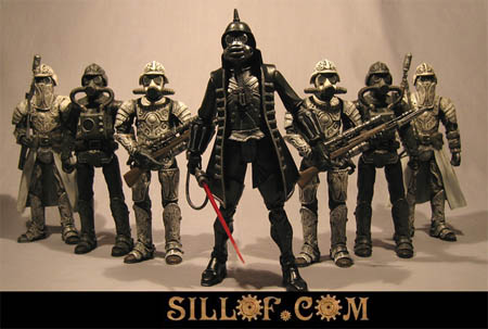 Sillof\'s take on the bad guys of Empire Strikes Back, Steampunk style
