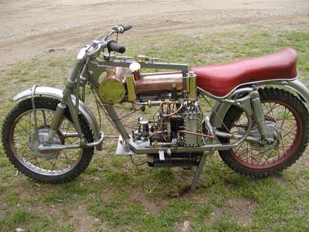 Hubbard Steam Motorcycle