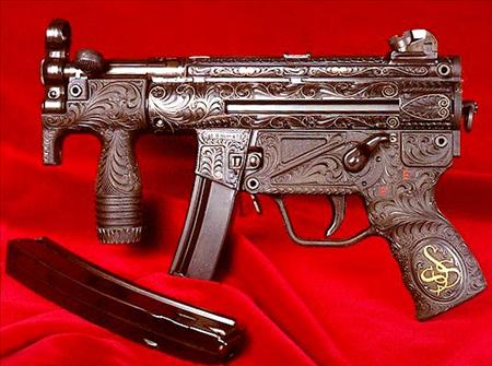 An engraved mp5k